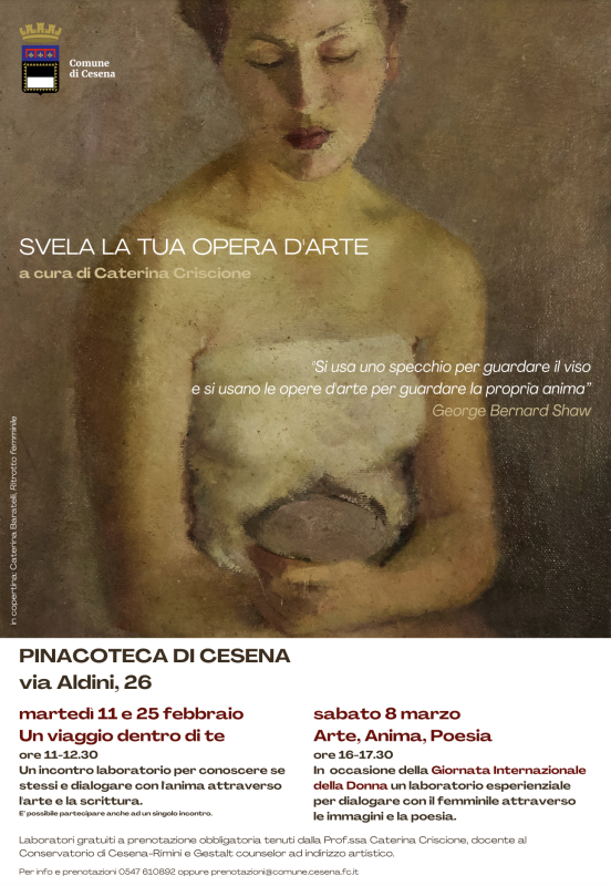 Svela la tua opera d'arte